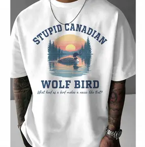 Stupid Canadian Wolf Bird Shirt, Hockey Romance LGBT Hockey Fan Gift, Heated But Devote Movie Sweatshirt, Team Hollanov Tee