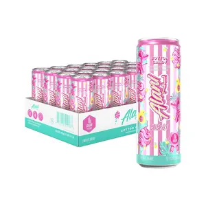 Alani Nu Energy Drink - Cotton Candy (24 Drinks , 12 Fl Oz. Each)