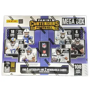 2023 Contenders Football Hobby Mega Box | 1 Auto and 2 Memorabilia Cards per Box