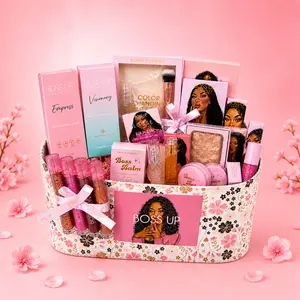 BossUp Cosmetics 8-Piece Beauty Set (Lip, Face & Body Collection)