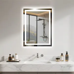 32" x 24" Wall-Mounted Vanity Mirror - HD Clear Makeup Mirror, Rectangle Dressing Mirror for Bedroom Vanity Table