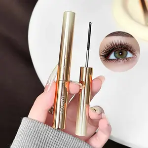 Luckgo Volumizing Mascara, Long-Lasting Curling Effect, Dense & Lash-Enhancing, Smudge-Proof, Affordable, Metallic Finish