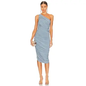 Norma Kamali Diana Dress in Soft Blue