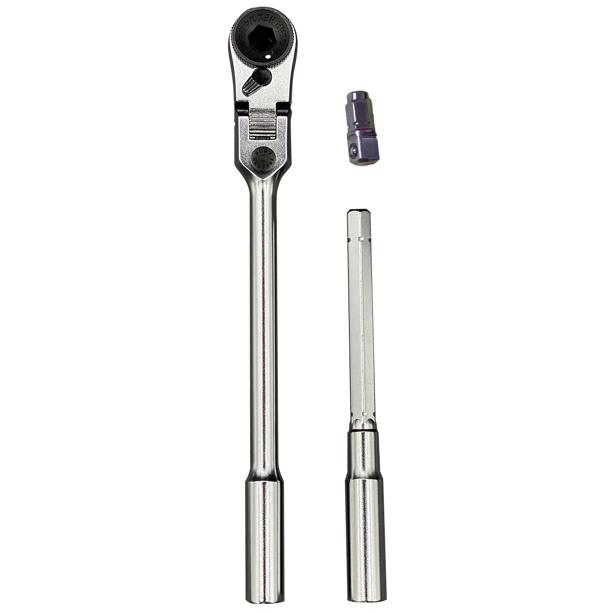 VIM Tools VIM-RFB400K 0.25 in. Mini Flex Bit, Socket Ratchet & T- Handle Set - 3 Piece