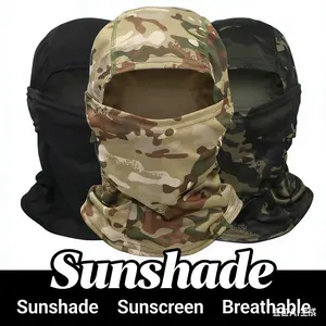 1-Size Fits Breathable Lightweight UV-Proof Face Mask & Neck Gaiter - Soft Fluffy, Windproof Sun Shield with Multiple Camos, 2026 Ready Stock for Cycling, Motorcycle Outdoor Use, One-Size Fits
