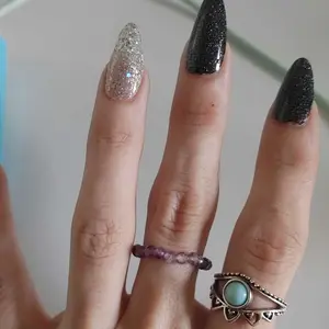 Gemstone Beaded Ring Natural Stone Jewelry Crystal rings