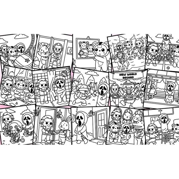 Cutest Serial Killers at the Office: A Bold & Easy Coloring Book of Adorable Corporate Murder: 30+ Illustration Of Stress relief for adults with cute ... homicidal (CUTEST SERIAL KILLER SERIES -) Paperback