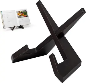 Yuoyar Wooden Cookbook Stand for Kitchen Counter - Detachable Recipe Book Holder - Kitchen Decor and Accessories