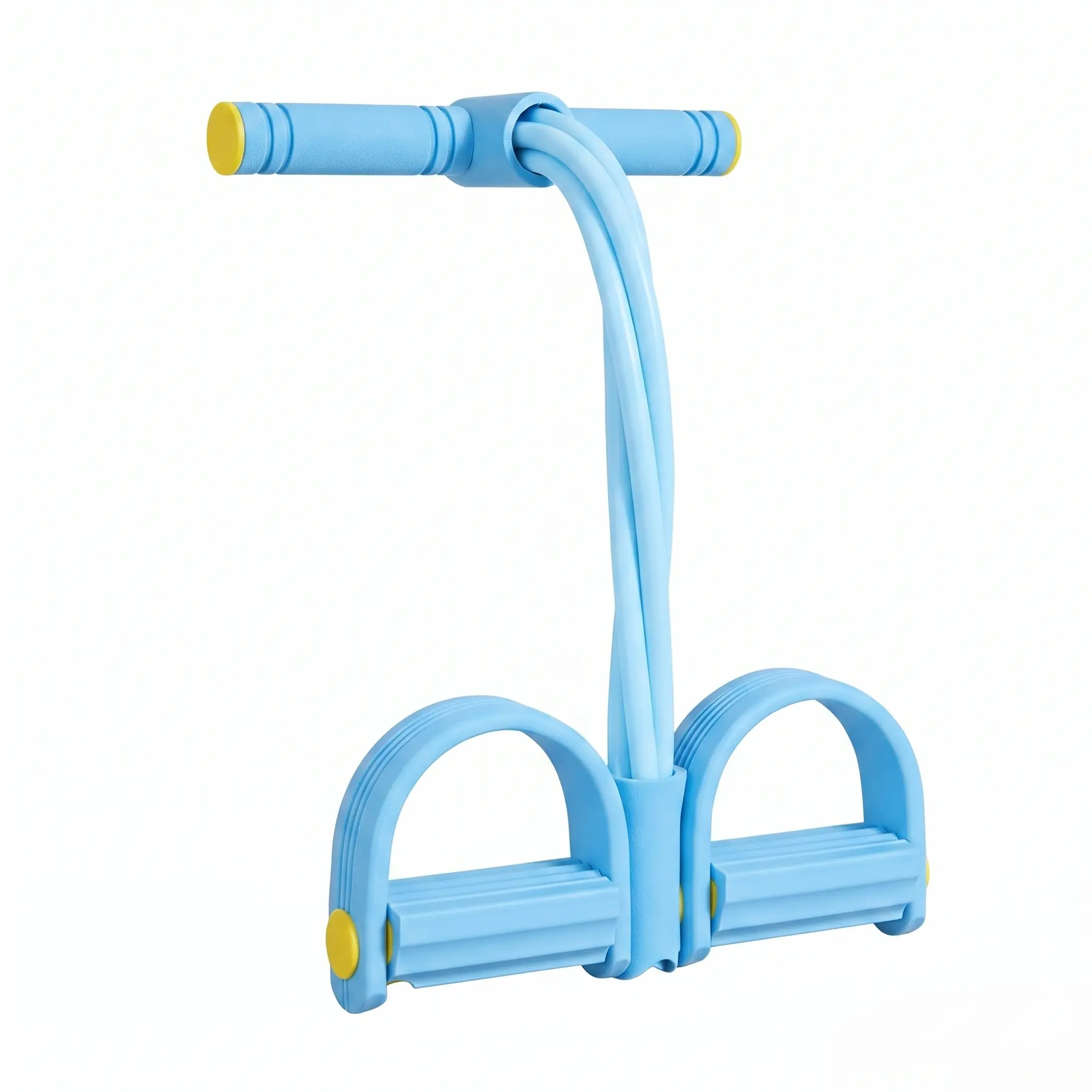 Multi-functional Pedal Resistance Band Trainer – Portable Foot Pedal Fitness Equipment Home Gym Full Body Workout Machine, Exercise Sit-ups, Yoga, Abdominal Training