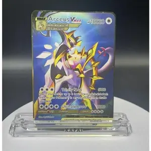 Collection Metal Gold Plate Die Cut  Card  Arceus VMAX2 Gift