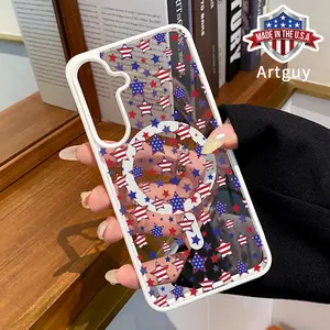Magnetic Phone Case for Samsung Galaxy S24 Plus S25 Ultra S23 FE Ultra S22+ Painted star Pattern TPU Shockproof Anti-Scratch Stylish Smartphone Cover