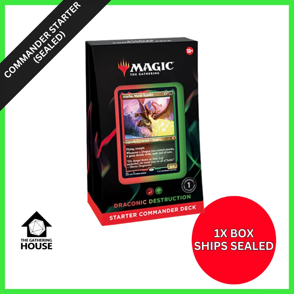 mtg draconic destruction commander deck STARTER DECKS Arkain Hobbies & Games Every deck is built around a legendary creature Atarka commander deck : r/mtg