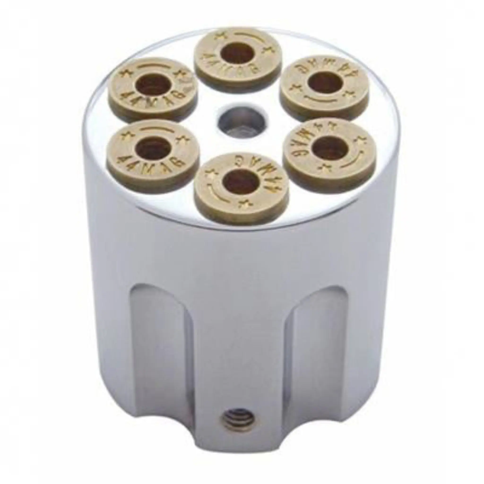 United Pacific Automotive Gun Cylinder Dash Knob, Replacement Interchangeable Knob with Hex Screw Mount for Panel Lights