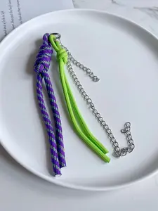 Dopamine Braided Rope - Suitable For Summer Wear With Decorative Ropes And Various Bag Types Like Tote Bags, Underarm Bags, Street Trendy Keychains, Chain Braided Rope Design Niche And Non Collision Style, Bag Charms Accessory, Backpack Charm