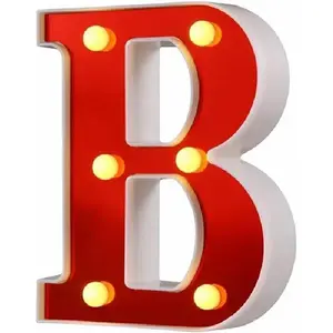 LED Marquee Letter Lights Light Up Glitter Alphabet Sign Battery Powered for Night Light Birthday Party Wedding Girls Gifts Home Bar Christmas Decoration