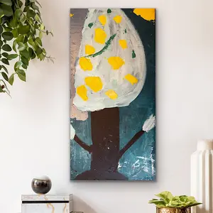 Tree of Hope, Painting, Acrylic on canvas, 2023 (24x48")