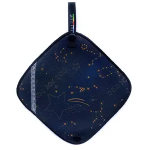 212 MAIN Constellation Kula Cloth 892017, 6x6in Traditional Super Absorbent Reusable Microfiber Cloth, Eco-Friendly, Long-Lasting, Backpack Snap for Sports & Fishing