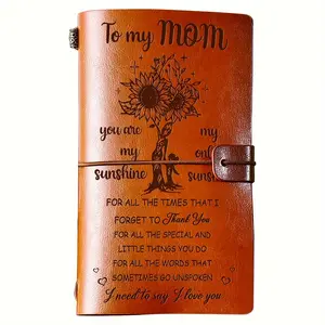 Gifts for Mom, Daughter Gifts for Mom, Mom Birthday Gift Ideas, Birthday Gifts for Mom, Replaceable Leather Notebooks, Gratitude Journals, Mother's Day Gifts for Daughter and Son, Best Mom Gifts