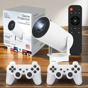 Portable Android Game & Projector | 4K Support, Auto Keystone, 2.4G/5G WiFi, 1080P Outdoor Movie Player for Home & Bedroom