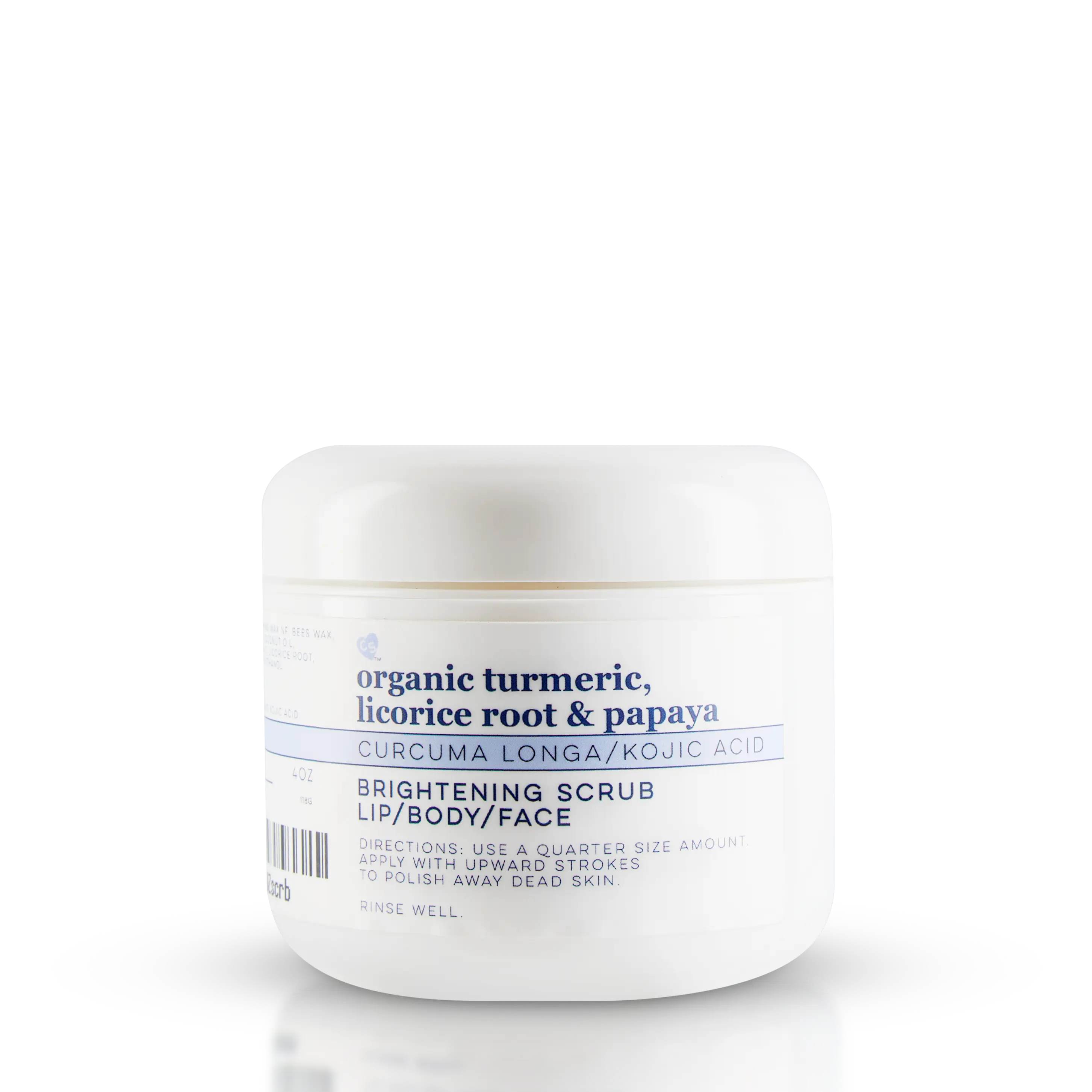 Candee Skin Kojic Acid Organic Turmeric Lip Body & Face Scrub