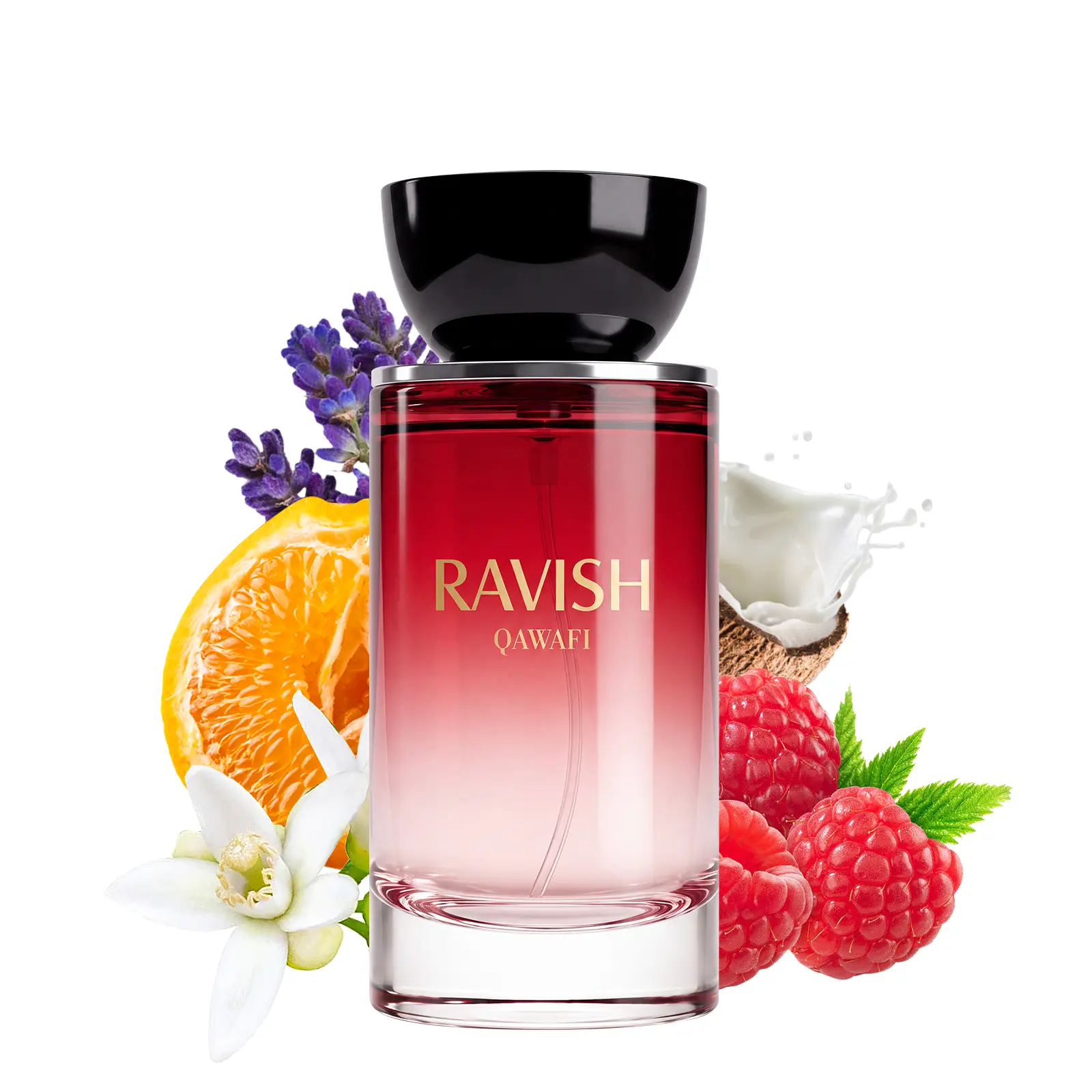 RAVISH | Juicy Raspberry Floral | Extrait De Parfum 50ml | 8H+ Long Lasting | Raspberry,Coconut,Orange Blossom & Vanilla | Date Night,Daily Wear & Party