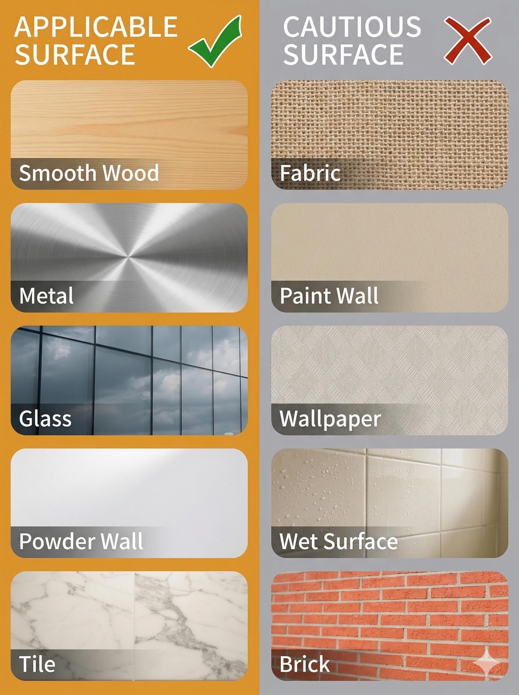 Removable Picture Hanging Strips Nail-Free Double Sided Adhesive Strips No Damage Wall Mount for Frames Hook & Loop All-in-one Heavy Duty