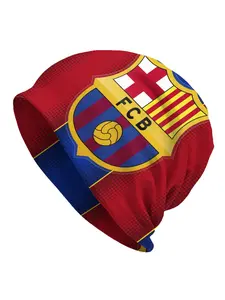 1 Piece BHat Barcelona (1) Thin Caps For Men Women Skullies Beanies Ski Caps Soft Bonnet Hats