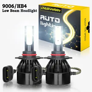 For Toyota RAV4 2006-2012 LED Headlight 9006 HB4 6000K White Low Beam Bulbs 2x Better Heat Dissipation Enhanced Safety High Speed Mute Fan High Air Flow For Faster Cooling Rate