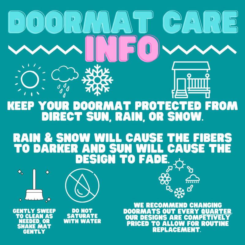 Custom Family Name Doormat, Eventually, He Just Hasn't Asked Yet| Doormat Forever Fiancé |