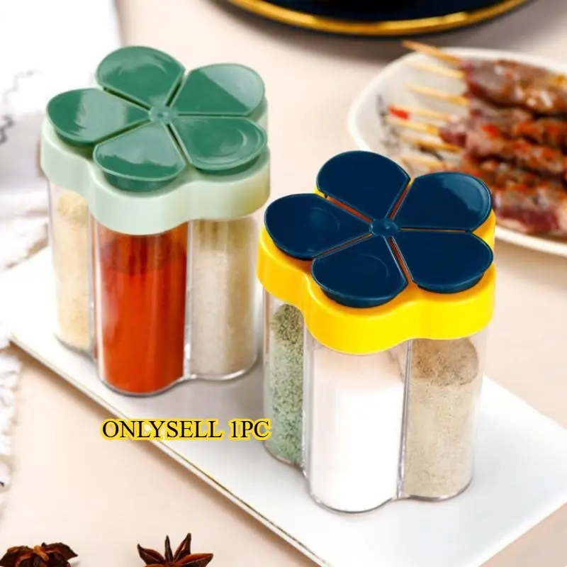 Portable Camping Spice Bottle Set, Seasoning Containers, Spices Containers, Outdoor Sealed Container for Picnics and Travel, Convenient Storage for Barbecue and Camping, Kitchen