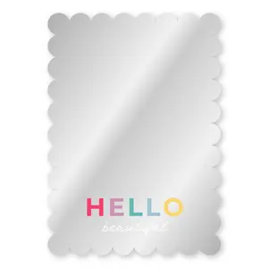 Hello Beautiful Magnetic Locker Mirror/Stylish Locker Décor/Shatterproof Locker Accessory/Back to School Teen Girl Locker Mirror/Made in The USA