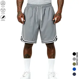 TOOTD Premium — Men’s athletic shorts with black-and-white striped paneling; high stretch, quick-drying, breathable, lightweight. Sizes 28–36 (actual measurements). Versatile basic piece, Y2K styling, basketball club apparel, street basketball wear.