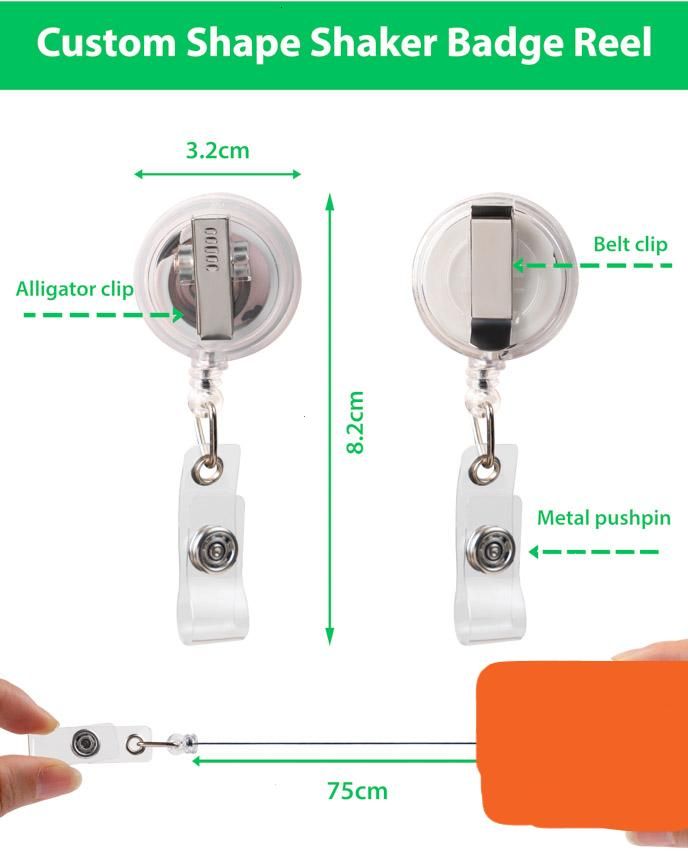 White Rabbit Bunny Medical Nurse Badge Reel, ID Holder, Kawaii Retractable, Accessory