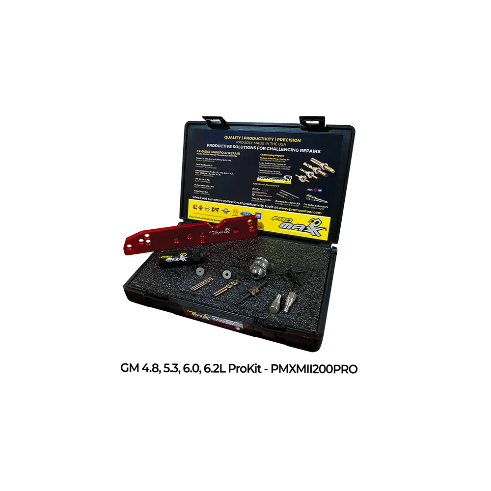 ProMAXX PMXMII200BSE GM 4.8, 5.3, 6.0, 6.2L EXHAUST MANIFOLD BROKEN BOLT REPAIR KIT - MIKEY II