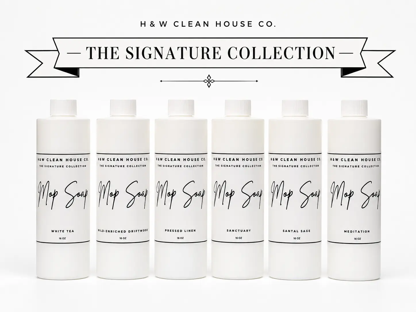 The Signature Collection Mop Soap Bundle - 16oz Bottles 6 Pack The Signature Collection Mop Soap Bundle - 16oz Bottles 6 Pack