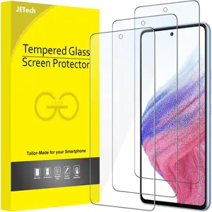 Screen Protector for Samsung Galaxy A53 5G / A52 / A52 5G / A52s 5G, 9H Tempered Glass Film, Anti-Scratch, HD Clear, 3-Pack