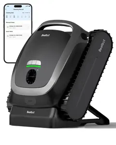 Beatbot AquaSense Cordless Robotic Pool Vacuum Cleaner - Intelligent Path Opimization, Cleans Floor, Walls, and Waterline - Suitable for above & In-Ground Pools up to 2,260 sq.ft.