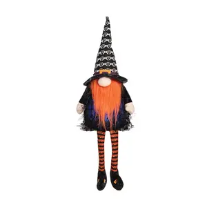 Gallerie II Orange Dangle Leg Gnome Figurine with LED