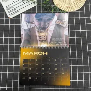 Youngboy 2026 Wall Calendar, Music Desktop Calendar 2026, Music Calendars 2026, Idea Gift For Music Lovers, New Year Gift, Home Decor, New Year 2026 Wall Calendar