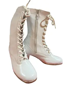 White Adelita Boots For Women, Dance Shoes For Hers