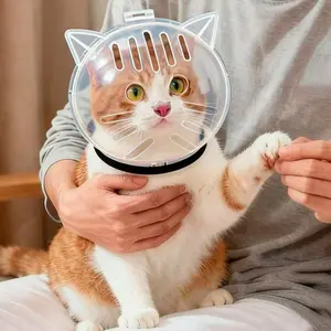 Cat Collar Bite Guard Cat Space Hood Bathing, Nail Trimming, Fighting Prevention Scratch & Licking Protection Pet Elizabeth Collar