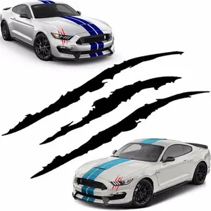 Monster Claw Design Car Sticker - Reflective and Durable