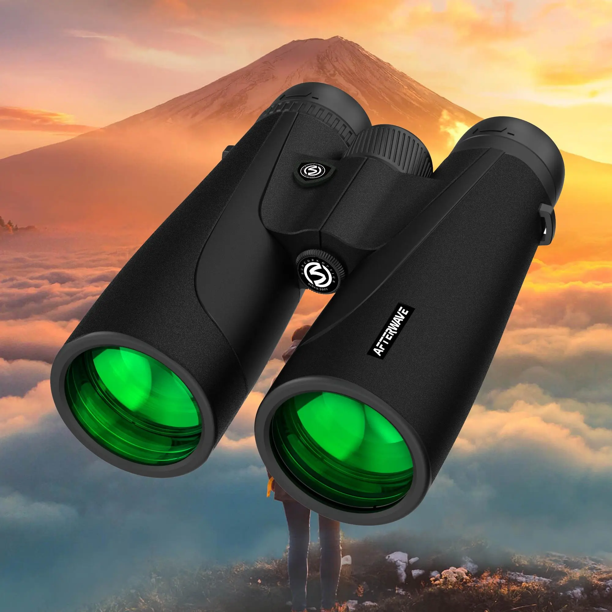 10x50 High Magnification Binoculars, 1 Count Waterproof Binoculars with BAK4 Prism & FMC Lens, Portable Binoculars for Bird Watching, Hunting, Travel, Football Game