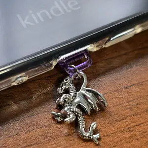 Dragon USB-C Dust Plug Charms Cellphone Phone Smartphone Kindle E-reader