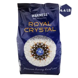 Waxness Royal Crystal Premium Luxury Hard Wax 4.4 lb / 2 kg - For Hair Removal, Hypoallergenic, Suitable for sensitive areas, No strips needed