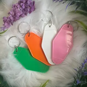 Motel keychain blanks