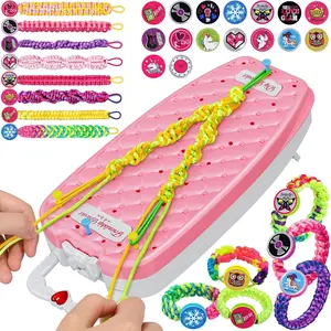 EFFUN Friendship Bracelet Making Kit for Girls,DIY Arts and Crafts Toys,Jewelry String Maker Kit,The Best Gifts Ideas for Girls 6+ Years Old(Pink)