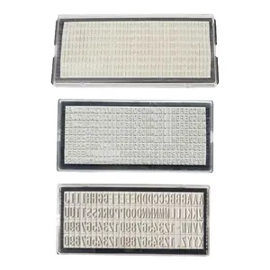 Self Inking Stamp Set Accessory Stationary Date Multipurpose Business Name Address Stamp for Scrapbook School Parents Hobby