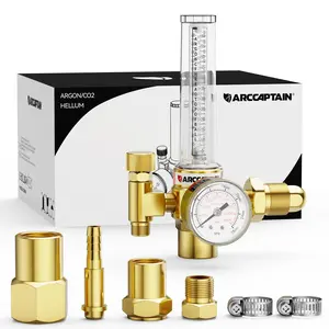 ARCCAPTAIN Argon CO2 Gas Regulator for MIG TIG Gas Welding Gas Pressure Regulator