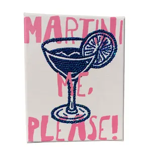 Martini Me Please 8x10 Bedazzle Kit